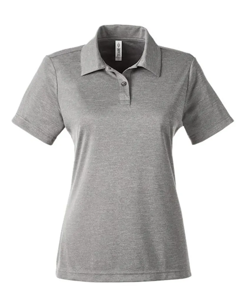 Team 365 TT51HW Women's Zone Sonic Heather Performance Polo
