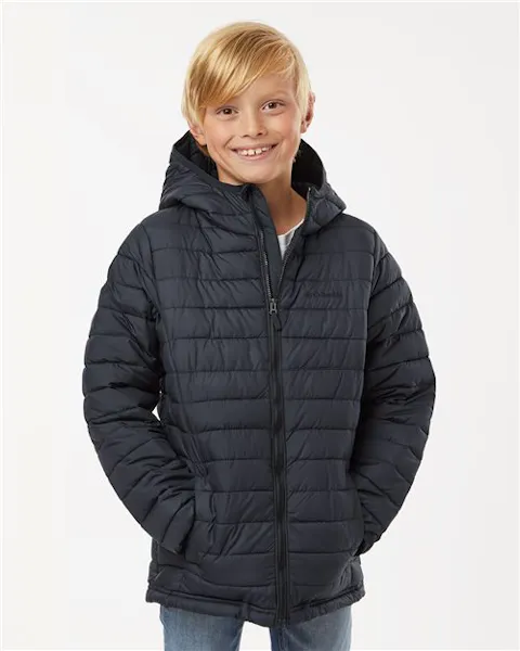 Columbia 209002 Youth Powder Lite II Hooded Jacket