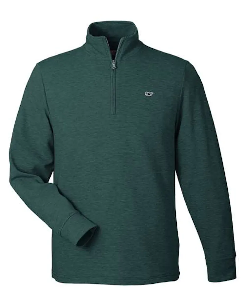 vineyard vines K002708 Men's Saltwater Quarter-Zip Pullover