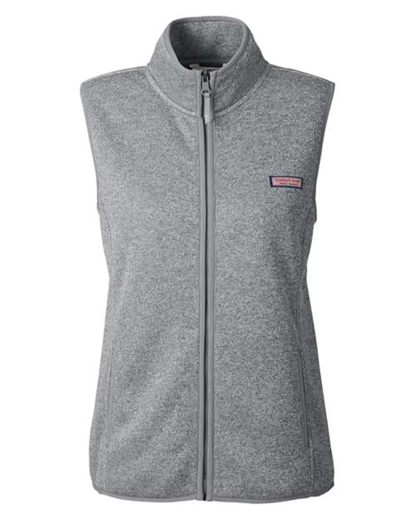 vineyard vines O001411 Women's Mountain Sweater Fleece Vest