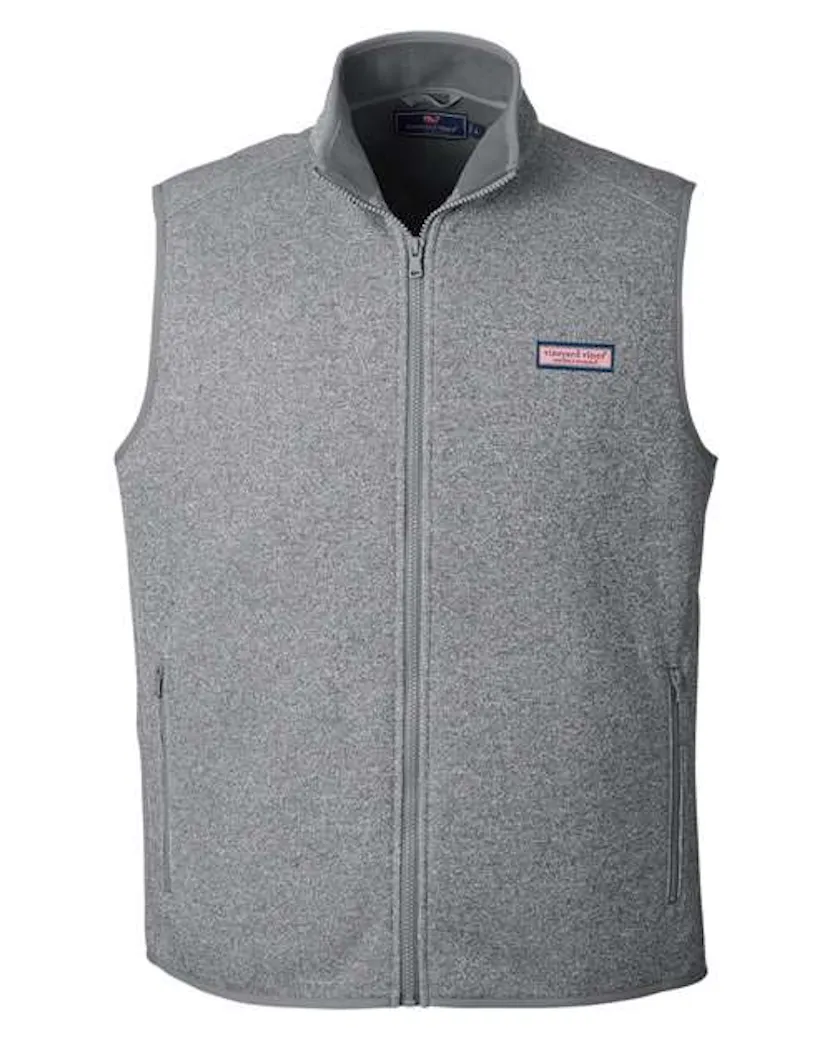 vineyard vines K002713 Men's Mountain Sweater Fleece Vest