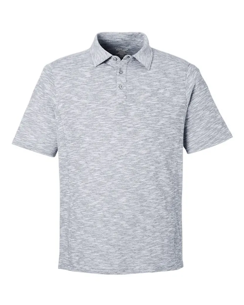 North End NE115 Men's Eclipse Jacquard Polo