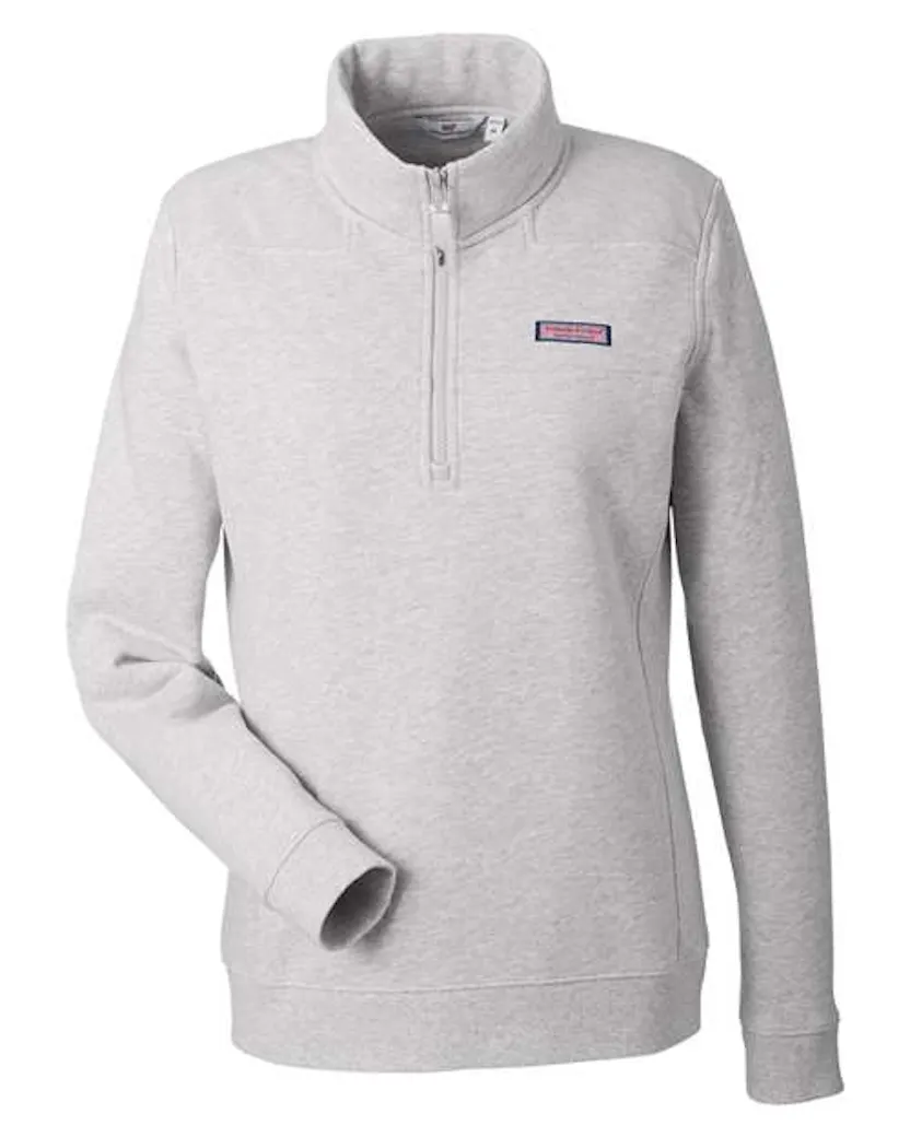 vineyard vines K002795 Womens Collegiate Shep Quarter-Zip Sweatshirt