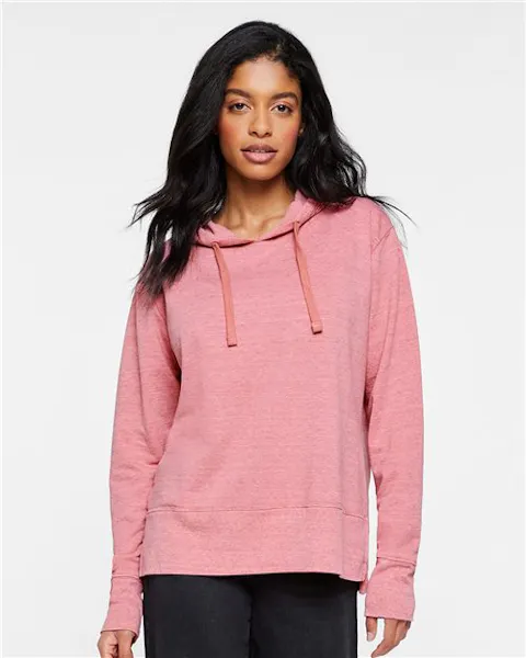 LAT 3536 Women's Vintage Wash Hoodie Sweatshirt