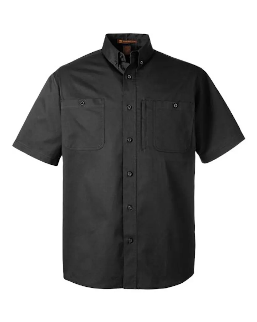 Harriton M585 Men's Advantage IL Short Sleeve Work Shirt