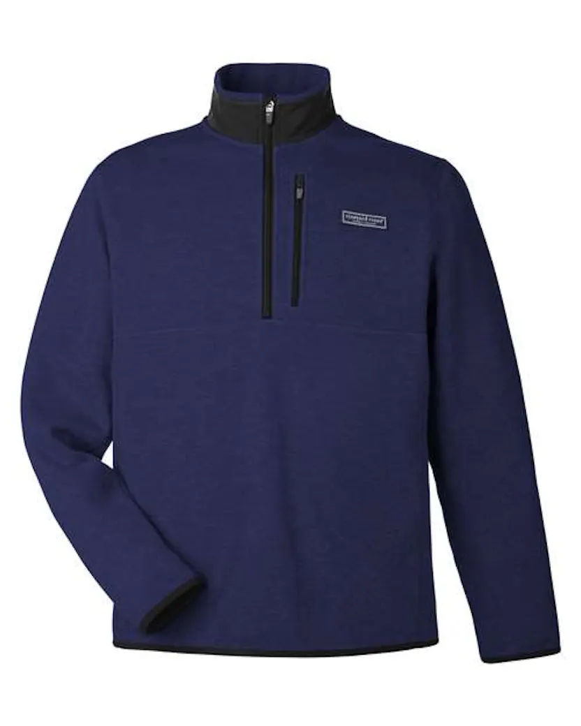 vineyard vines K004694 Men's Mountain Sweaterfleece Quarter-Zip Pullover