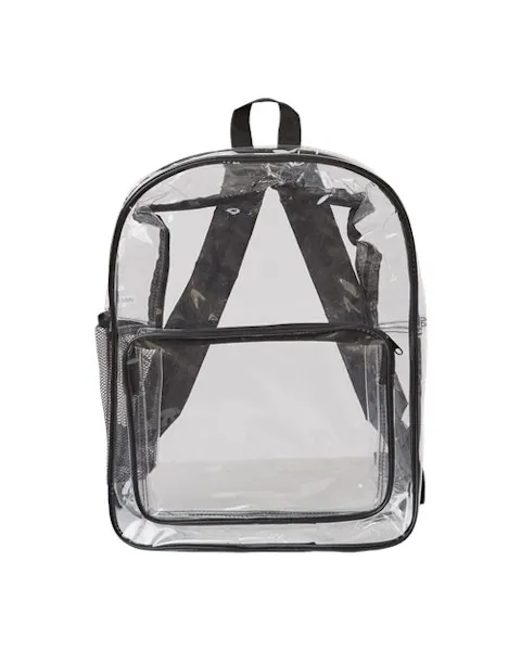 Liberty Bags 7013 Large 17" Heavy Duty Clear Backpack