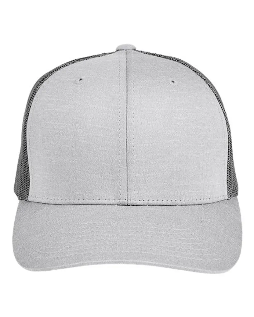 Team 365 TT802Y Youth Zone Sonic Heather Trucker Cap by Yupoong
