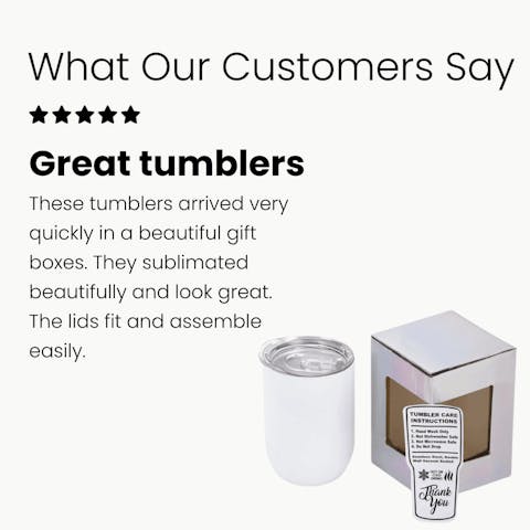12oz Sublimation Wine Tumbler