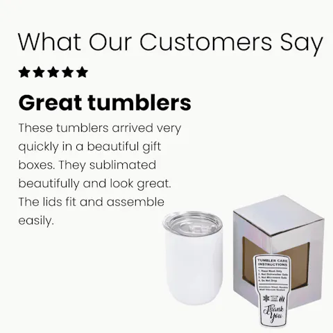 12oz Sublimation Wine Tumbler