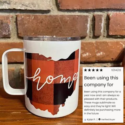 12oz Camper Mug - Ninja Transfers