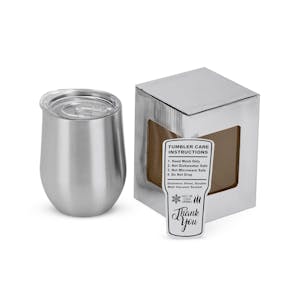 12oz Wine Tumbler (Stainless Steel)