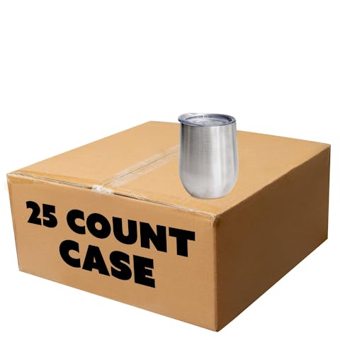 12oz Wine Tumbler (Stainless Steel) - Ninja Transfers
