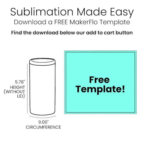 12oz Slim Sublimation Duozie