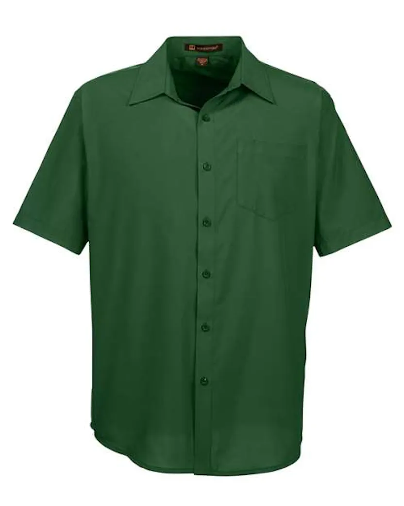 Harriton M610S Men's Paradise Short Sleeve Performance Shirt