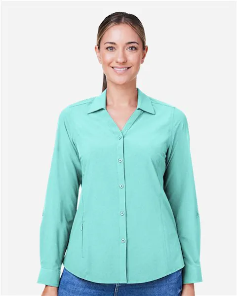 CORE365 CE510LW Women's Ultra UVP Marina Shirt