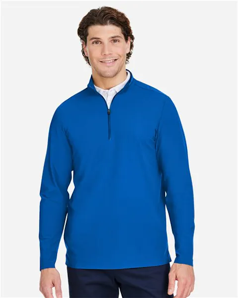 Devon & Jones DG410 Men's CrownLux Performance Windsor Welded Quarter-Zip Pullover