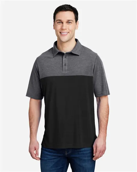 CORE365 CE112C Men's Fusion ChromaSoft Colorblock Polo