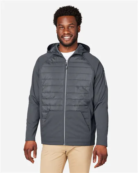 CORE365 CE808 Unisex Techno Lite Hybrid Hooded Jacket