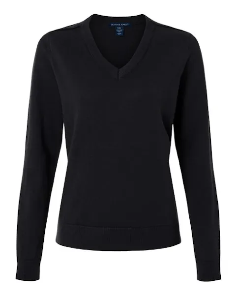 Devon & Jones DG445W Women's New Classics V-Neck Sweater