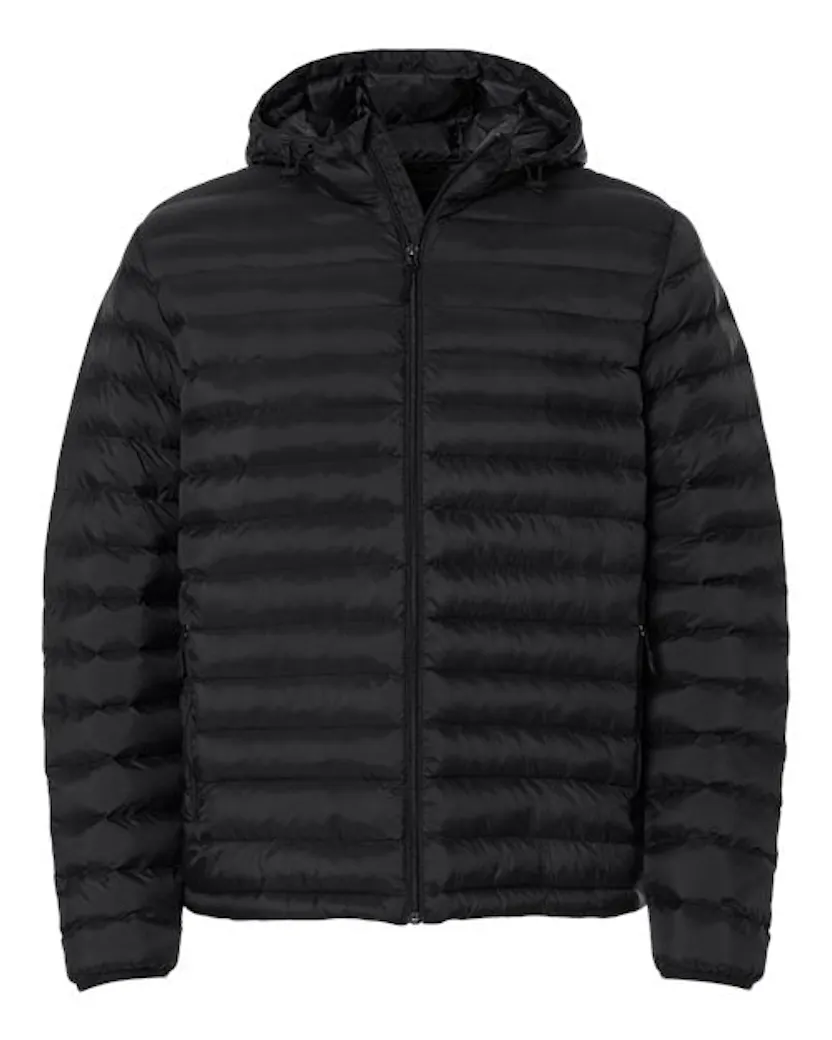 Weatherproof 26715 Men's Lightweight Poly-filled Hooded Puffer Jacket