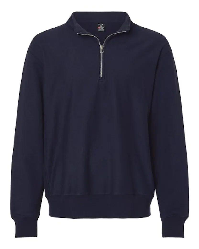 Hanes OG900 Men's Beefy Sweats Premium Heavyweight Quarter-Zip Sweatshirt