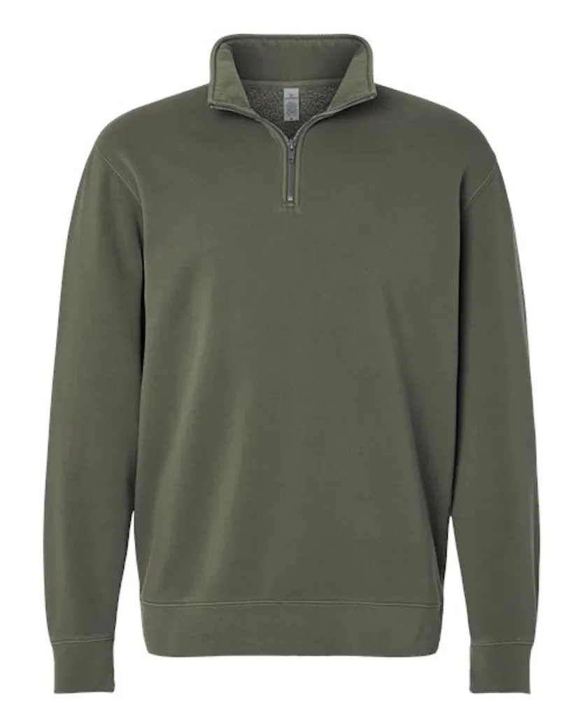 Independent Trading Co. PRM4600QZ Unisex Pigment-Dyed Quarter-Zip Pullover