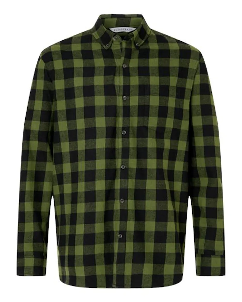 Boxercraft BU7401 Men's Flannel Button Down Shirt