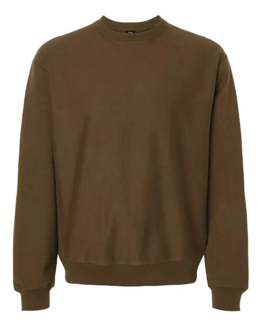 Hanes OG600 Unisex Beefy Sweats Premium Heavyweight Crewneck Sweatshirt