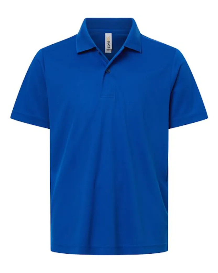 CORE365 CE108Y Youth Nova Performance Pique Polo