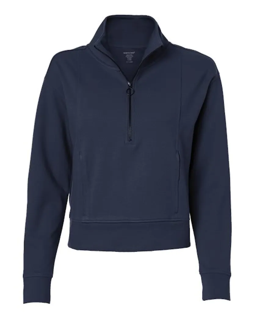 North End NE220W Women's Mantra Half-Zip Ottoman Pullover