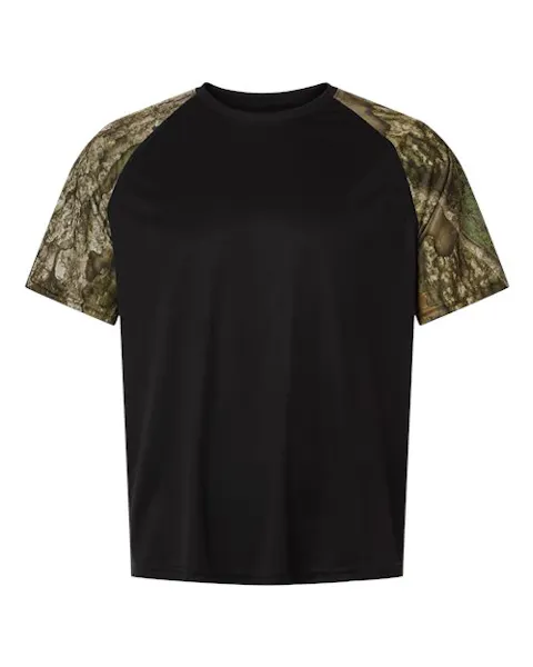 RealTree RT2103 Unisex Realtree Performance Colorblock T-Shirt