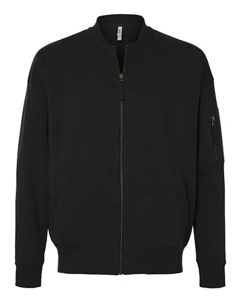 American Apparel FTJ77 Unisex French Terry Bomber Jacket
