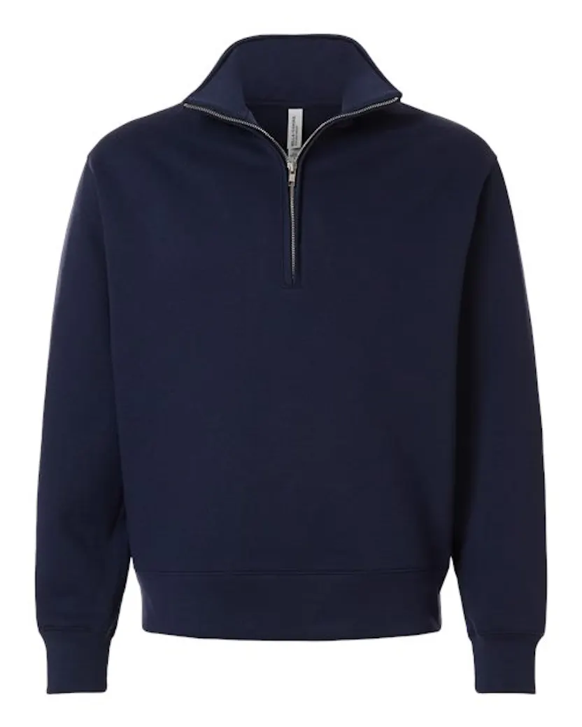 BELLA + CANVAS 4740 Unisex 10 oz Quarter-Zip Pullover Sweatshirt