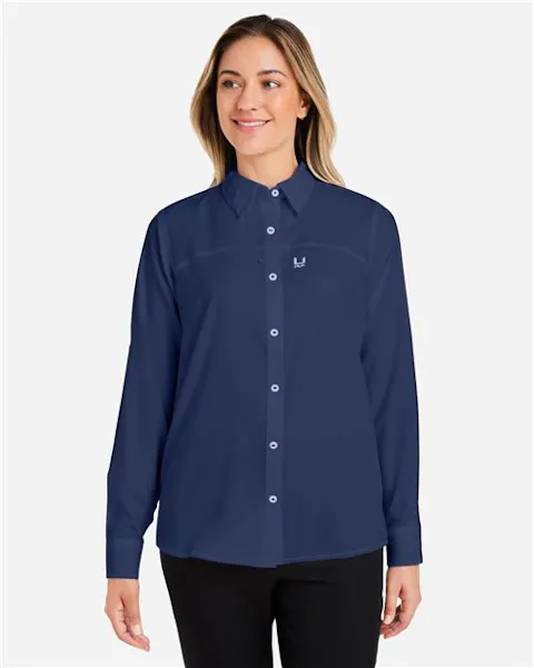 HUK H615006 Women's Tide Point Long Sleeve Shirt