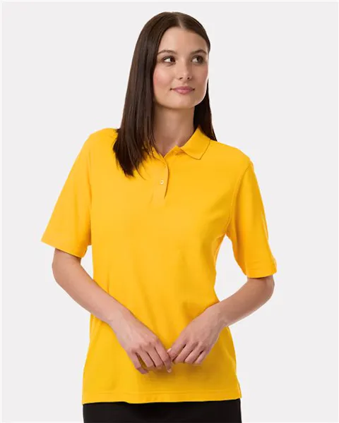 Harriton M105W Women's Maverick CVC Pique Polo