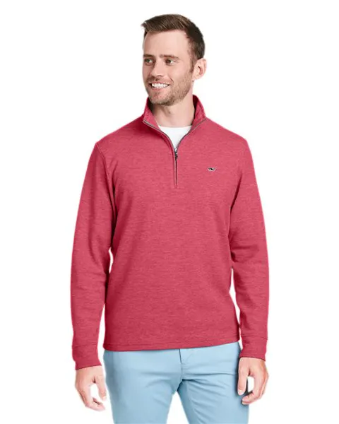 vineyard vines K002708 Men's Saltwater Quarter-Zip Pullover
