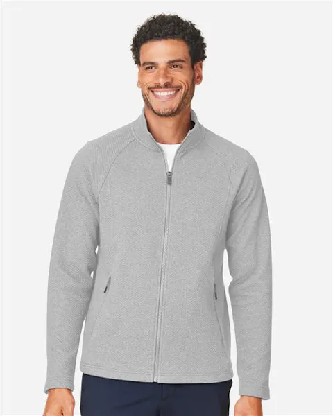 North End NE727 Men's Spirit Textured Full-Zip