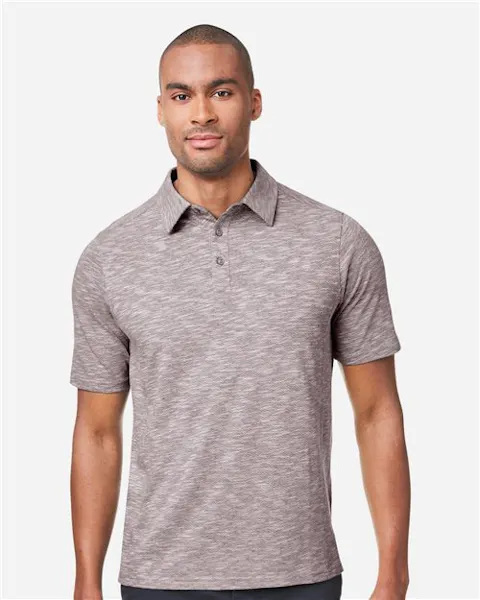 North End NE115 Men's Eclipse Jacquard Polo