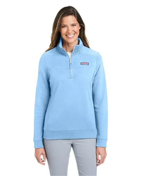 vineyard vines K002795 Womens Collegiate Shep Quarter-Zip Sweatshirt