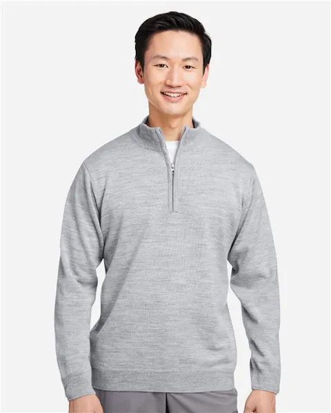 Harriton M421 Unisex Pilbloc Quarter-Zip Pullover Sweater