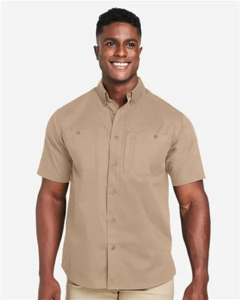 Harriton M585 Men's Advantage IL Short Sleeve Work Shirt