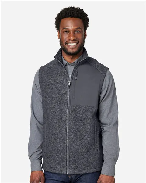 North End NE714 Men's Aura Sweater Fleece Vest