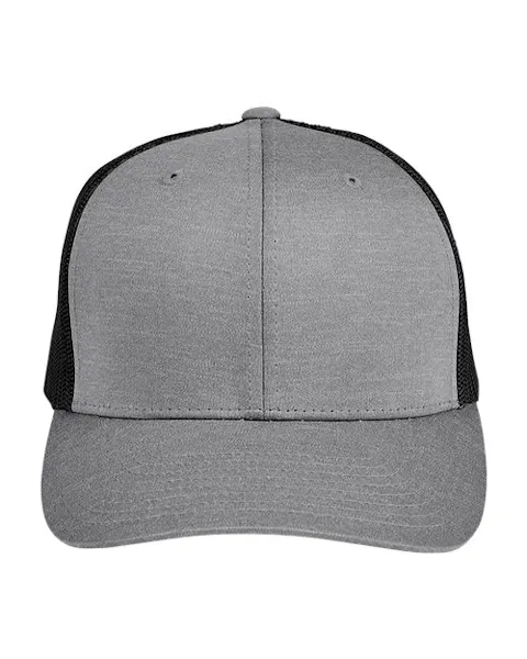 Team 365 TT802Y Youth Zone Sonic Heather Trucker Cap by Yupoong