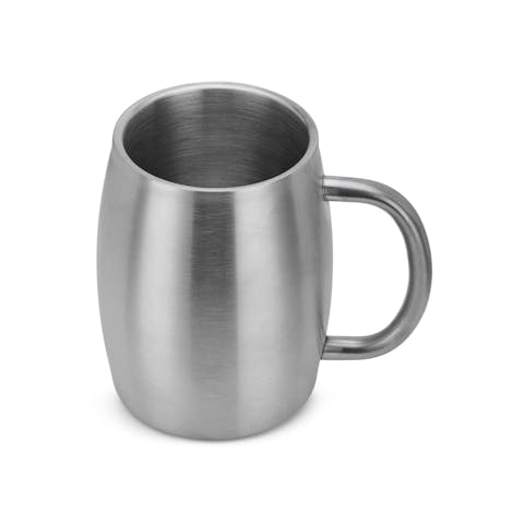 14oz Round Mug (Stainless Steel) - Ninja Transfers