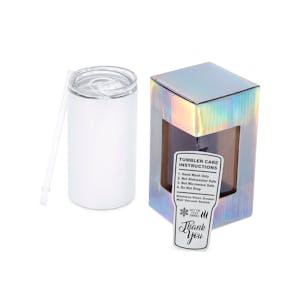 14oz Skinny Tumbler (Polycoated)