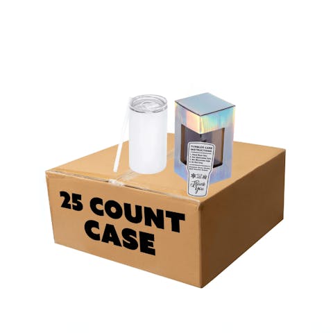 14oz Skinny Tumbler (Polycoated) - Ninja Transfers