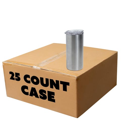 14oz Skinny Tumbler (Stainless Steel) - Ninja Transfers