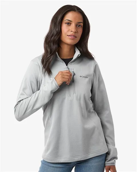 Columbia 213624 Women's Essential Hike Grid Fleece Half-Zip Pullover