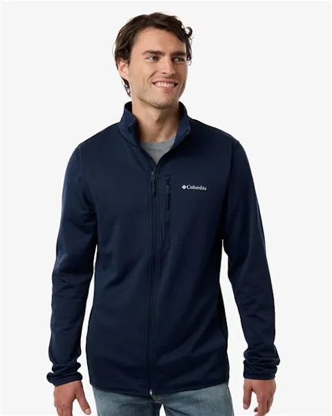 Columbia 213684 Men's Essential Hike Grid Fleece Full-Zip